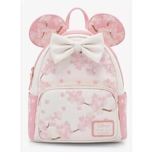 Loungefly Disney Minnie Mouse Cherry Blossom Backpack NWT